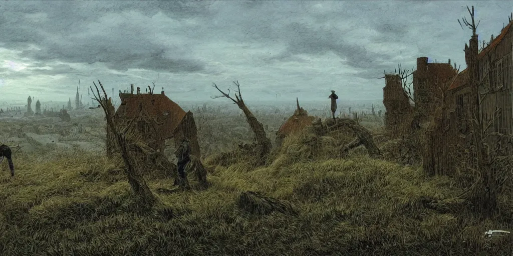 Image similar to het meisje met de parel, highly detailed, comicstyle, by caspar david friedrich