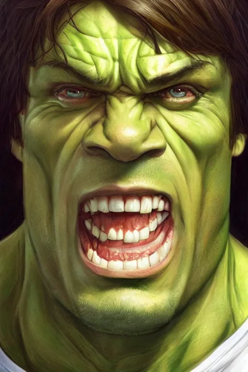 Image similar to Dwight Shrute from the Office, as hulk. digital painting, artstation, concept art, smooth, sharp focus, illustration, art by artgerm and donato giancola and Joseph Christian Leyendecker, Ross Tran, WLOP