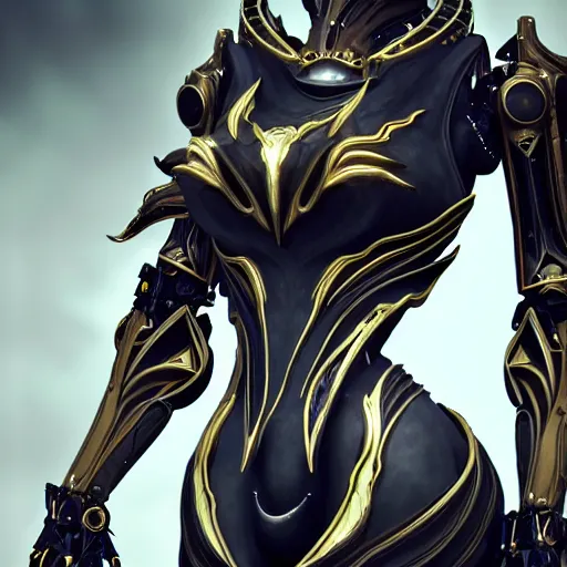 Image similar to highly detailed exquisite fanart, of a beautiful female warframe, but as an anthropomorphic robot dragon, matte black metal armor, close-up shot, epic cinematic shot, professional digital art, high end digital art, singular, realistic, captura, DeviantArt, artstation, Furaffinity, 8k HD render