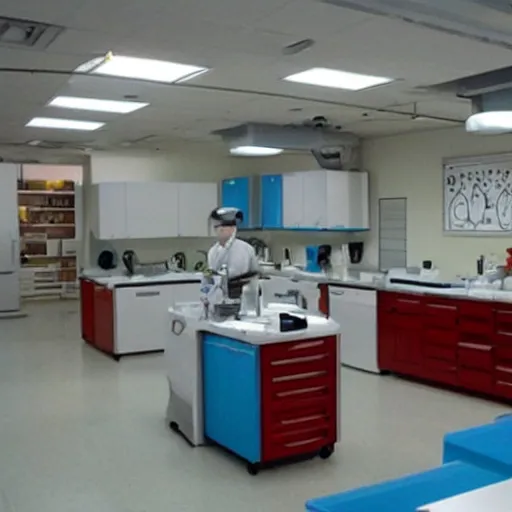 Image similar to cartoonish lab similar to dexter's laboratory