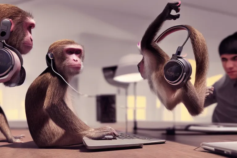 Steam Workshop::Monkey listening to music