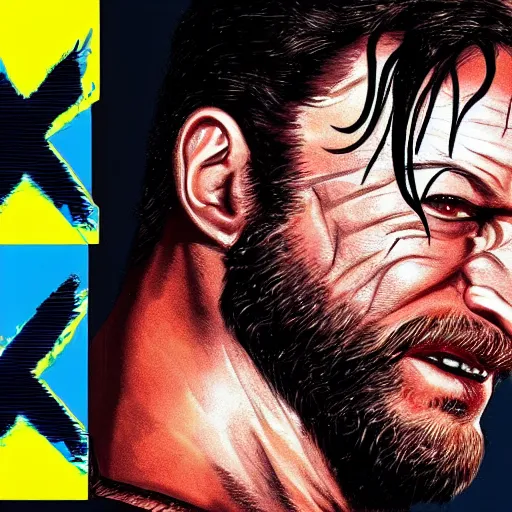 Image similar to tom hardy as wolverine from x - men digital art 4 k detailed super realistic