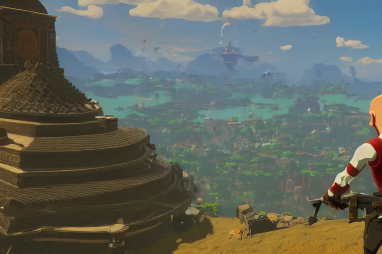 Image similar to agent 4 7 in botw, breath of the wild screenshot