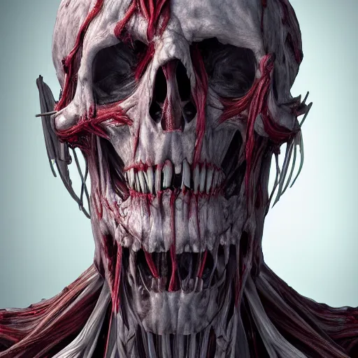 Prompt: lich, muscles and veins exposed, emaciated, necromancer, undead, octane render, 8 k, photorealistic hyperrealistic, insanely intricate