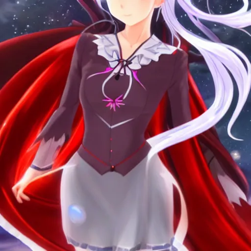 Image similar to beautiful full body image of archer tohsaka illya chloe caster merged together into one eternal being defining the universe, zerg overlord, high details, high resolution, | | very very anime!!!, fine - face, realistic shaded perfect face, fine details. anime. realistic shaded lighting