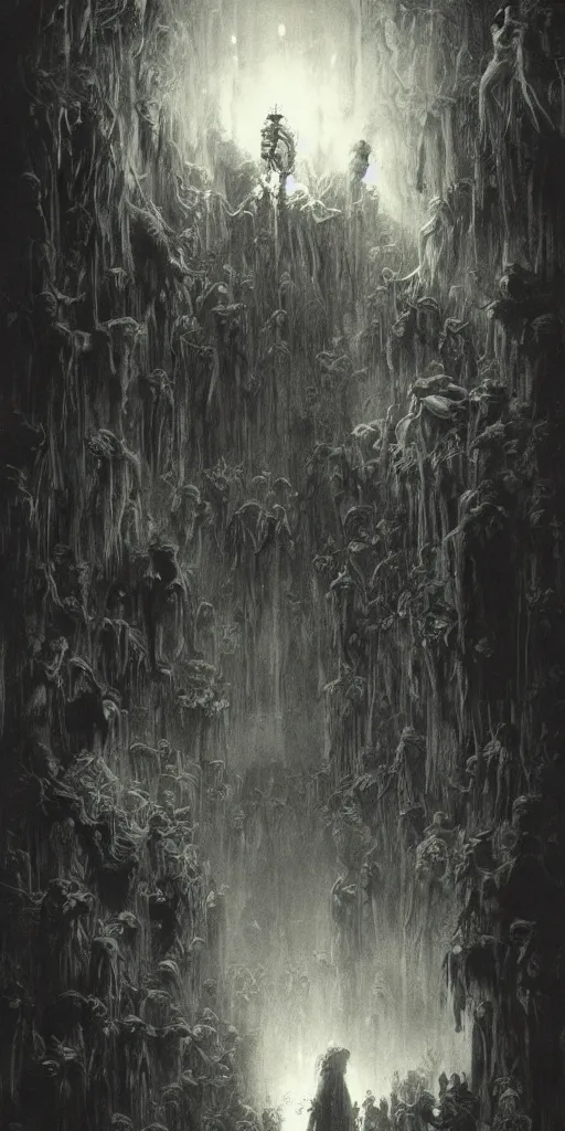 Prompt: haunted canival, moody lighting cinematic concept art by ashley wood, gustave doré, mark ryden