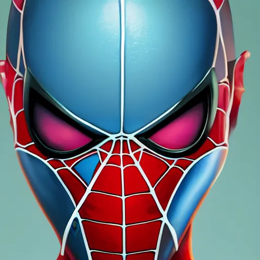 Image similar to face icon stylized minimalist spiderman, loftis, cory behance hd by jesper ejsing, by rhads, makoto shinkai and lois van baarle, ilya kuvshinov, rossdraws global illumination