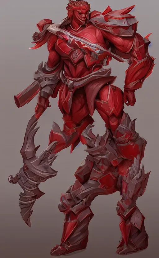 Image similar to a mindblowing red wizard, chad, handsome, super buff and cool, very detailed, sharp, matte, concept art, illustration, digital art, overwatch style, dnd, muscular, body builder