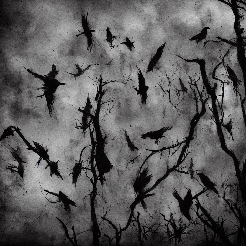 Image similar to birds by ben templesmith, dynamic lighting, cinematic, epic composition, masterpiece