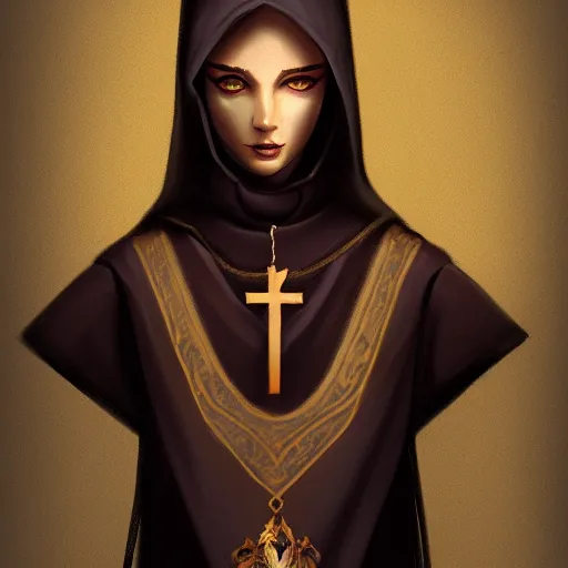 Prompt: priest, fashion sketch, digital painting, ultradetailed, artstation, oil painting, ultradetailed, artstation