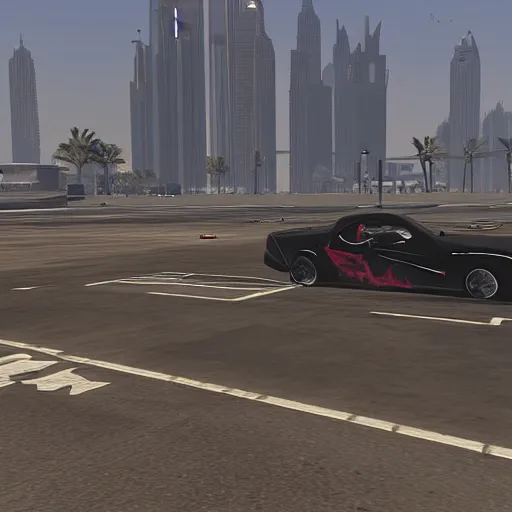 Image similar to gta : dubai, helltaker