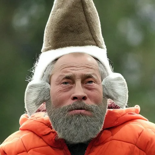 Image similar to Vladimir putin as an angry dwarf hermit