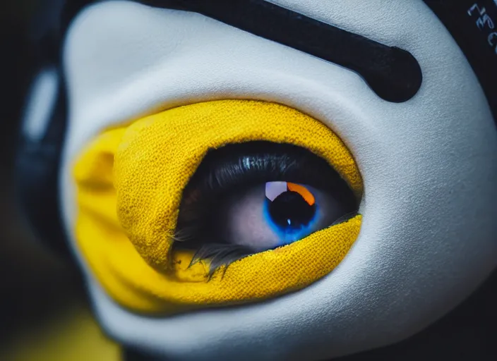 Prompt: dslr portrait photo still of rimuru tempest with yellow!!! eyes!!!, 8 k, 8 5 mm f 1. 8