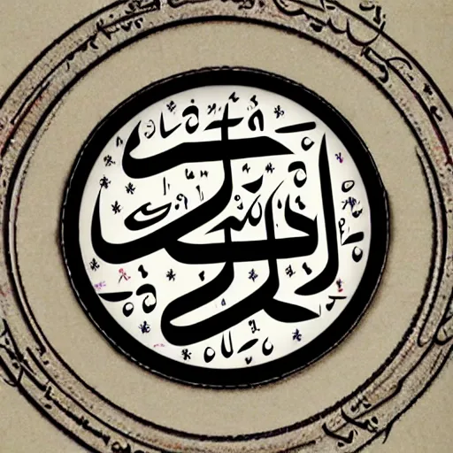 Image similar to arabic calligraphy