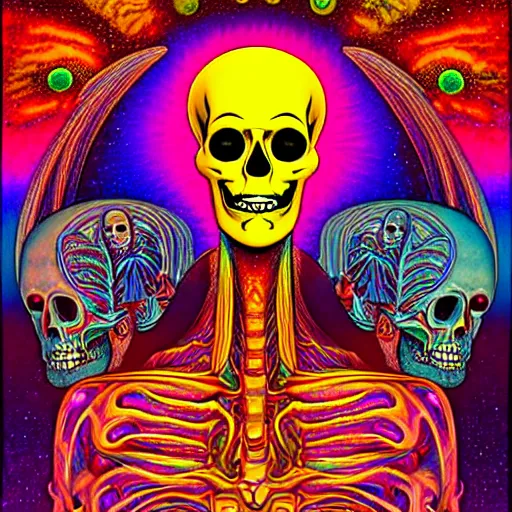 Image similar to dmt ego of death, 8 k, detailed