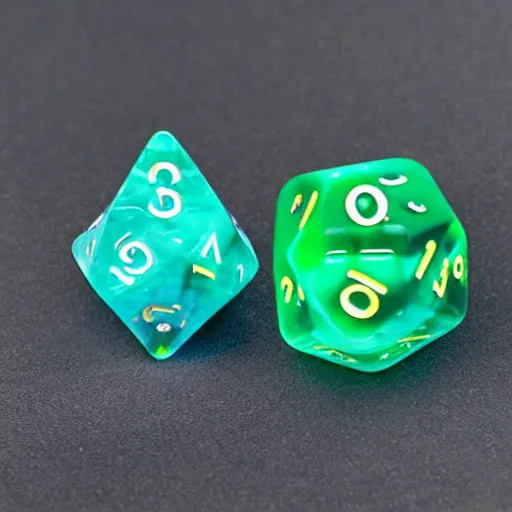 Prompt: d 2 0 dice with nebula inside, realistic photography, high detailed