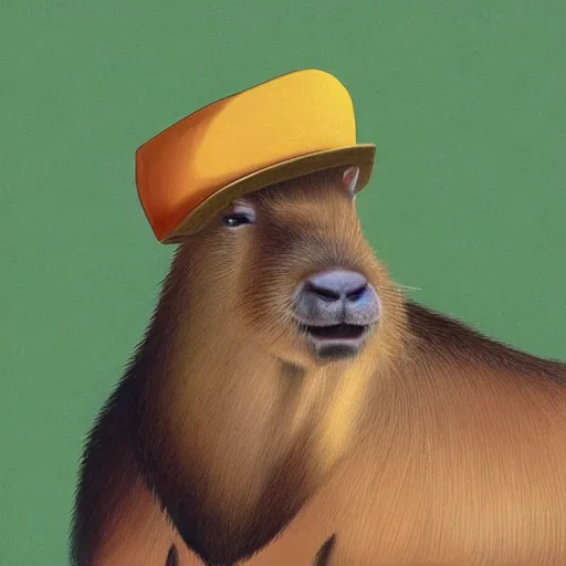 Image similar to Fidel Castro as a Capybara