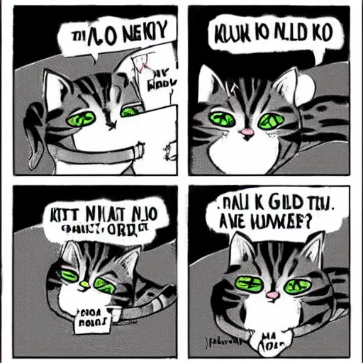 Image similar to funny cat joke