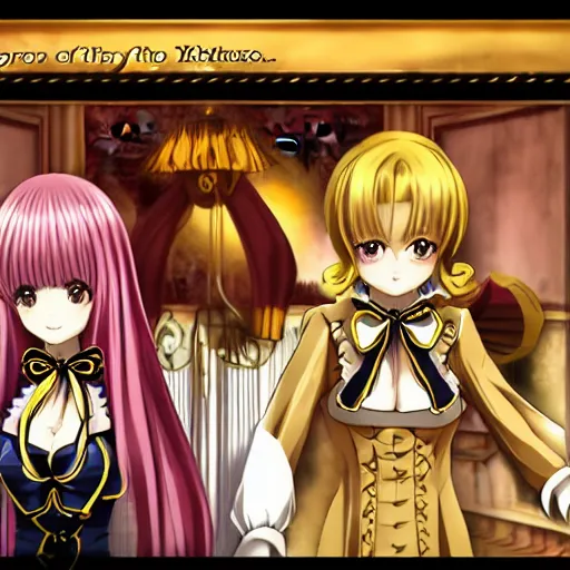 Image similar to umineko no naku koro ni screenshot