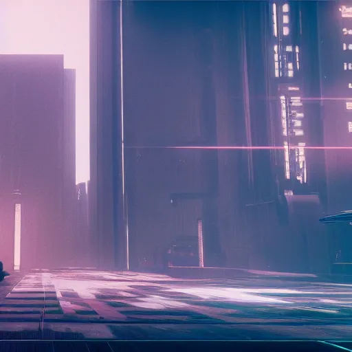 photrealistic 8k render of a cyberpunk anime city in, Stable Diffusion