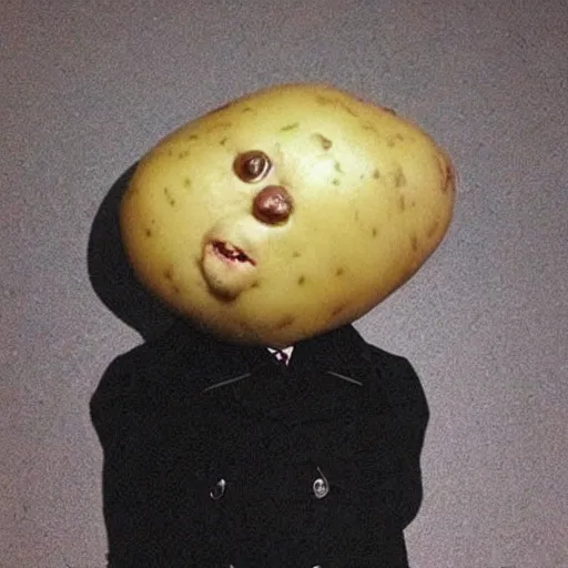 Image similar to a potato that looks like Bill Clinton