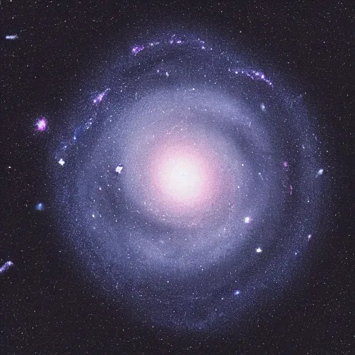 Prompt: a galaxy, dark background