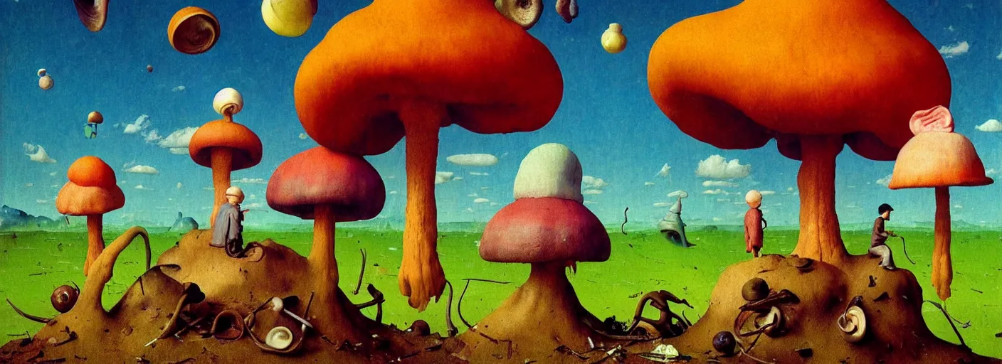 Image similar to surreal colorful single! clay snail toadstool concept art anatomy, action pose, very coherent and colorful high contrast masterpiece by norman rockwell franz sedlacek hieronymus bosch dean ellis simon stalenhag rene magritte gediminas pranckevicius, dark shadows, sunny day, hard lighting, reference sheet white! background