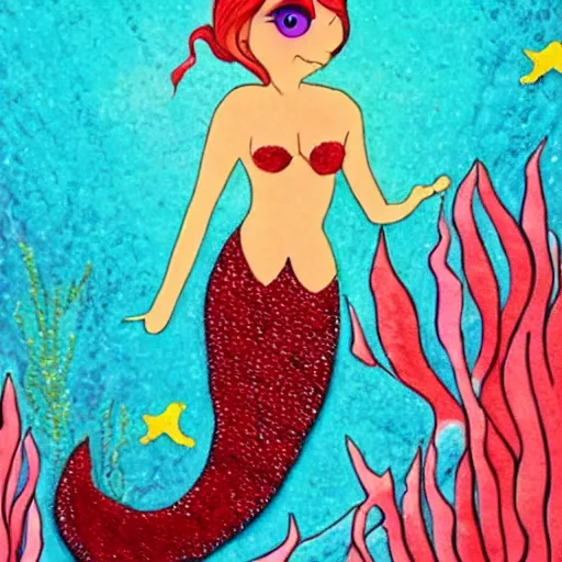 Image similar to woah it's a mermaid