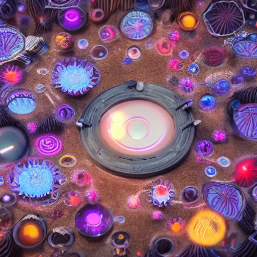 Image similar to cardboard pinhole camera, floating, rbc, radiolaria, protophyta, micro - organisms, center frame, symmetric, rim light, marine microbiology, bioluminescence, electric, fur, soft, concept art, intricate details, highly detailed, colorful, photorealistic, disney pixar, octane render, iridescent, anime, 8 k