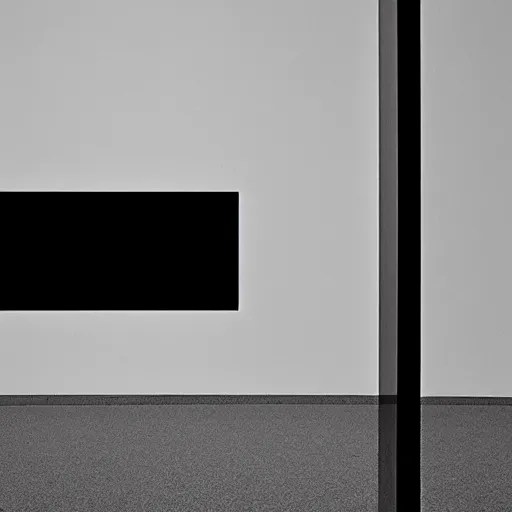 Prompt: minimal vantablack page by karl gerstner