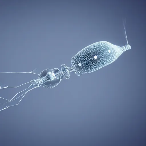 Prompt: cute zooplankton, cgi render, unreal engine, soft shading, adorable