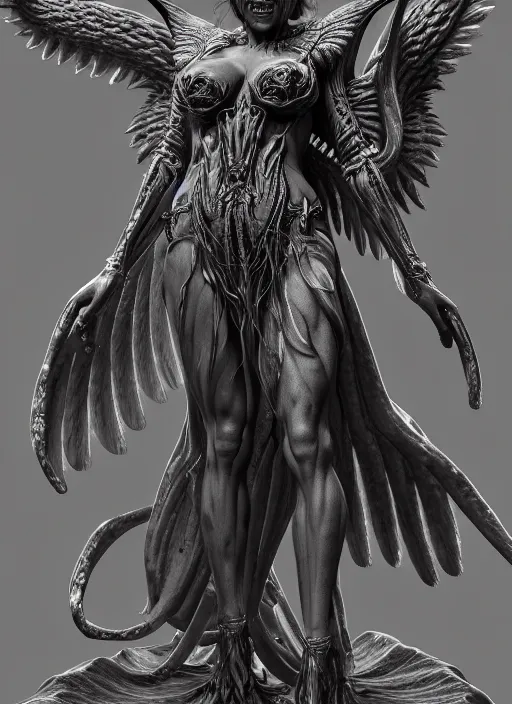 Prompt: hyper detailed ultra sharp of a beautiful azazello is one of the demonic and mystical characters in the work, a negative character in biblical stories, a fallen angel who opposed the will of god. trending on artstation, 8 k