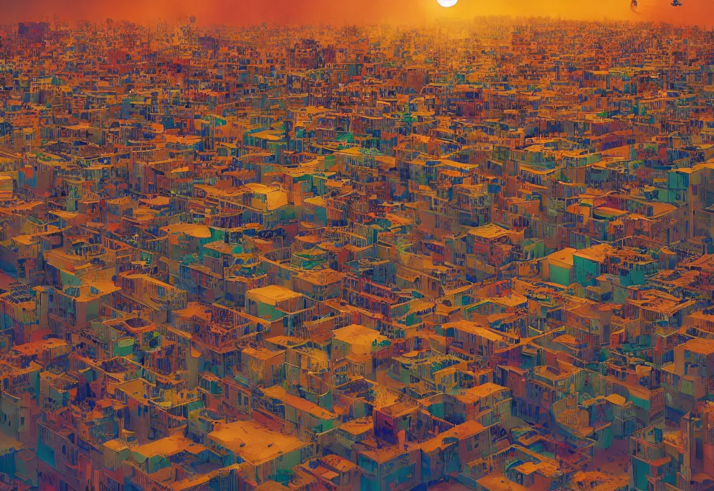 Prompt: accidentally wes anderson award - winning photograph of a lunar cosmic city, iranian street, art by greg rutkowsky, trending on artstation, cinematic lighting, filmic grain, golden hour, detailed, 4 k