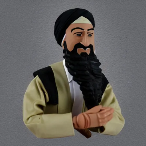 Image similar to Osama Bin Laden action figure