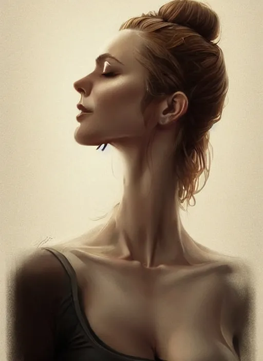 Image similar to full body portrait of finnish woman yoga artist, accessories, elegant, highly detailed, digital illustration, trending in artstation, trending in pinterest, glamor pose, concept art, smooth, sharp focus, art by artgerm and greg rutkowski