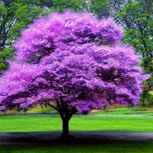 Image similar to purple tree