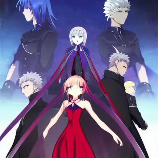 Image similar to fate / stay night, ufotable art style