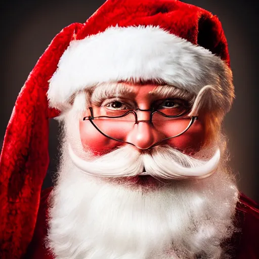 Image similar to Halloween Santa Claus, cinematic, award winning photography