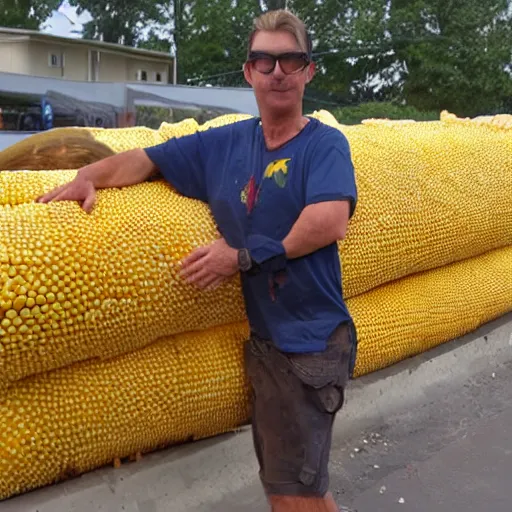 Image similar to you are now corn man