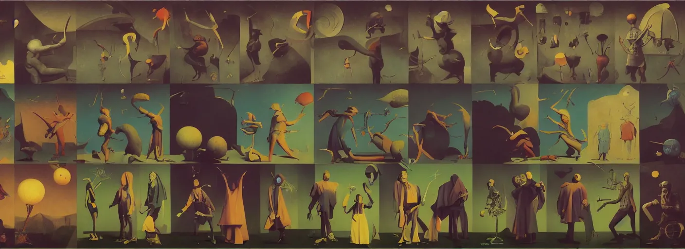 Image similar to full - body surreal colorful boardgame rpg character concept art anatomy, action pose, very coherent and colorful high contrast masterpiece by norman rockwell franz sedlacek hieronymus bosch dean ellis simon stalenhag rene magritte gediminas pranckevicius, dark shadows, sunny day, hard lighting, reference sheet white! background