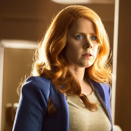 Prompt: movie film still of Amy Adams as Sue Storm in a new Fantastic Four movie, cinematic
