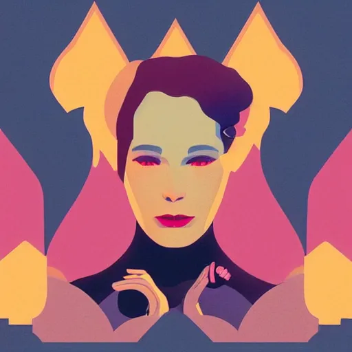 Image similar to illustration with a set of beautiful scented candles by tomer hanuka, an art deco painting by tom whalen, interior, trending on behance, grainy texture, flat shading, vector art, airbrush, pastel, watercolor, poster