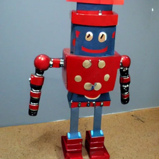 Image similar to giant nutcracker robot