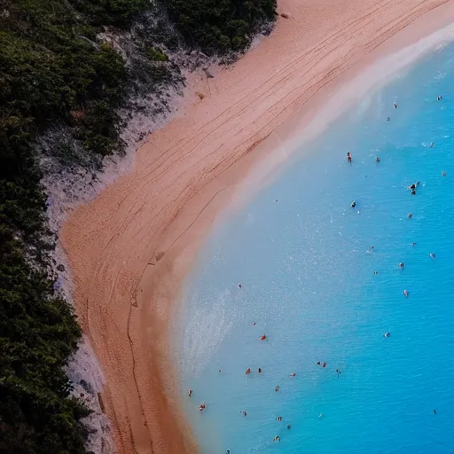 Image similar to beach with blue sand