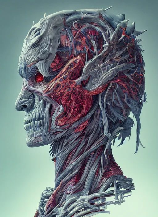 Image similar to full body and head monster anatomy, ross tran, vivid colors, anatomical, highly detailed sculpture, intricate detailed, ommatidia, 8 k, cinematic atmosphere, post - processing