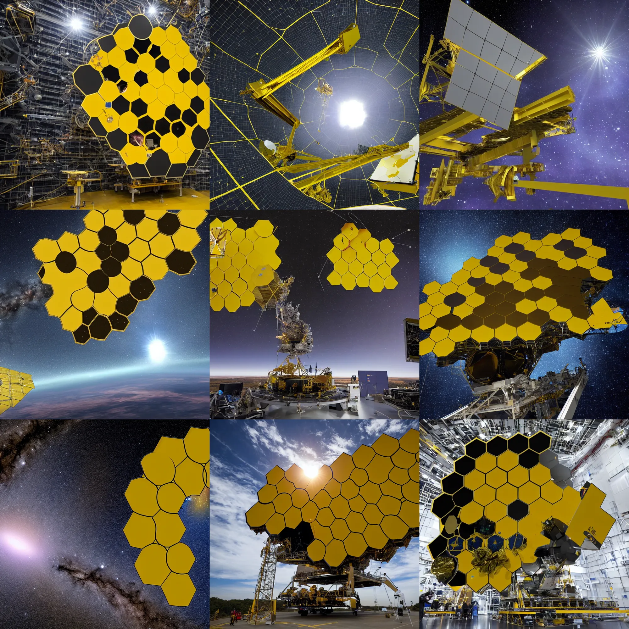 Prompt: james webb telescope discovers the edge of the universe