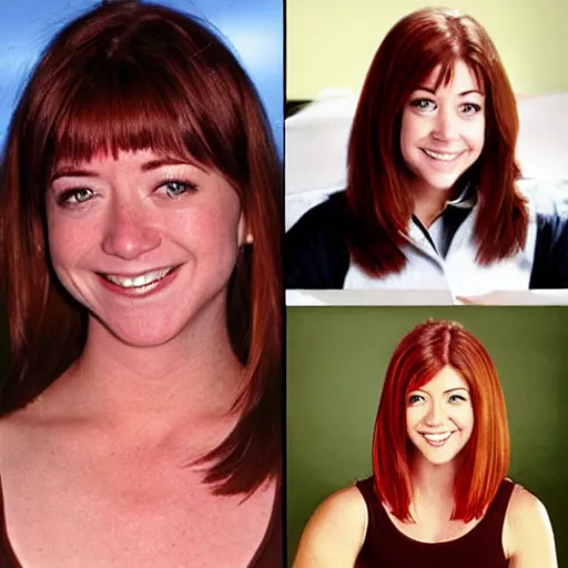 Image similar to female who looks like alyson hannigan