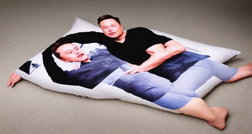 Image similar to elon musk body pillow