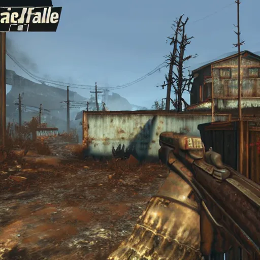 Image similar to fallout 4 but rendered in n 6 4 graphics.