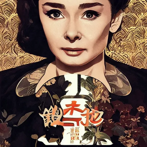 Prompt: audrey hepburn in a scene from yakuza, artstation, concept art, smooth, sharp focus, illustration, art by and greg rutkowski and alphonse mucha